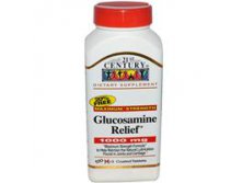 21st Century Health Care, Glucosamine Relief, Maximum Strength, 1000 mg, 120 Coated Tablets