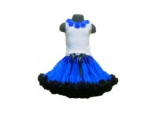  . Pettiskirt Royal blue-black.899