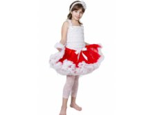  . Pettiskirt Red-White  899