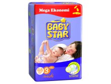 BABYSTAR JUMBO MIDI 68 x 3 (4-9 kg)     690 .