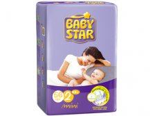 BABYSTAR TWIN  MINI 3-6 KG 54 X 4 (3-6 kg)     467 .