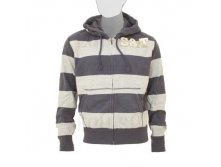    "Stripe Zipper Hoodie" Surplus !!! 40-3665-04, 1698 