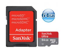   SanDisk Ultra Imaging 30 Mb/s 64 GB (micro Secure Digital,XC, class10)