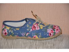 Z-601 A navy flowers (36-41)