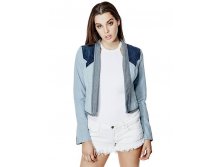 Patched Denim Jacket