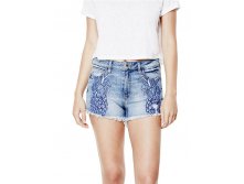 1981 High-Rise Pineapple Denim Shorts in Vessel Wash