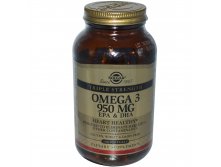 Solgar, Omega-3 EPA & DHA, Triple Strength, 950 mg, 100 Softgels