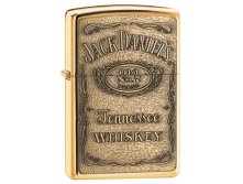 2179   ZIPPO JACK DANIEL'S BRASS EMBLEM &#8470; 254BJD.428