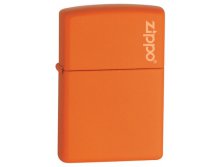 1137    ZIPPO ORANGE MATTE LOGO &#8470;231ZL