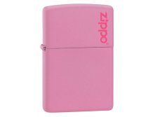 1137    ZIPPO PINK MATTE LOGO &#8470;238ZL