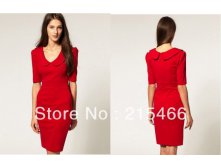 Free-Shipping-Lady-s-One-piece-Red-Spring-Summer-Autumn-Dress-Vintage-Turn-down-Collar-Knee.jpg