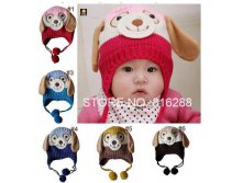http://www.aliexpress.com/item/Wholesale-10pcs-lot-Free-shipping-2013-Puppy-shaped-lovely-baby-winter-hat-warm-knitted-children-hat/721555509.html