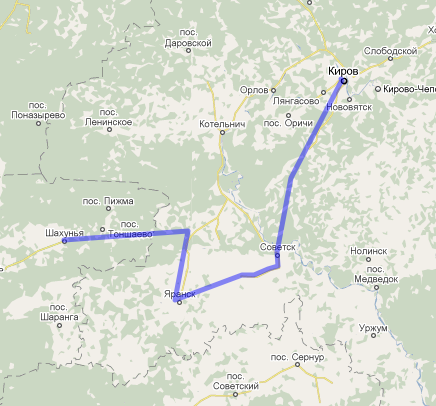 Вожгалы кировская область карта