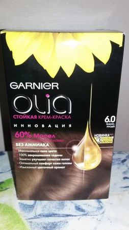 Garnier краска для волос olia 6 35 карамельный темно-русый