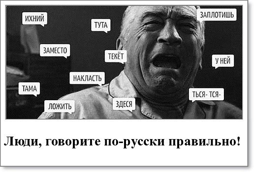 кепчук. инсайт мемы. ихней работой. ихний евоный и подобные. их или ихний.