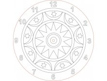 Набор с часами  Мандала 2_345+%