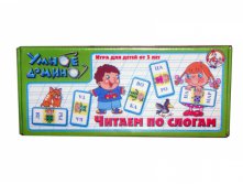 00436 Читаем по слогам (умное домино пластм.) 118 р (112,10)