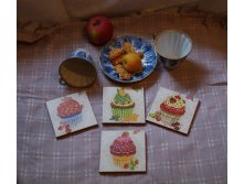 Подставки под горячее Пирожные - 100 руб./штука