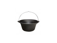 Казан 10,8 л. чугун. d=37,5 см. h=17,5 см. с ручкой /1/