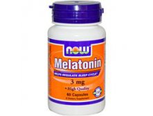 Now Foods, Melatonin, 3 mg, 60 Capsules