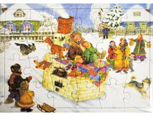 Пазл-рамка Емеля на печи_55 руб.