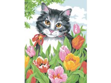 СЕ-206. Котенок в тюльпанах.jpg