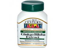 21st Century Health Care, Ginkgo Biloba Extract, Standardized, 60 Veggie Caps