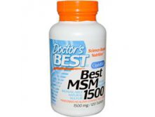 Doctor's Best, Best MSM, 1500 mg, 120 Tablets