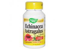 Nature's Way, Echinacea Astragalus & Reishi, 400 mg, 100 Capsules