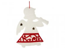 Украшение новогоднее (подвесное) "Ангел" 45*2*52см. (упаковочный пакет) Monte Christmas, Серия: Новогодняя коллекция-Морозко, Материал: Полимерные материалы, Код: N6260020, Артикул: N6260020   192р