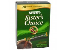 Nescafe, Taster's Choice Instant Coffee, Decaf House Blend, 20 Packets, 0.07 oz (2 g) Each