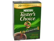 Nescafe, Taster's Choice Instant Coffee, Decaf House Blend, 20 Packets, 0.07 oz (2 g) Each