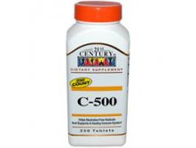 21st Century Health Care, C-500, 250 Tablets