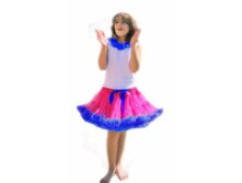  . Pettiskirt hot pink dk blue.699