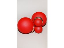 Серьги матовые красного цвета (копия LUX, 233), 890р.jpg