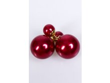 Серьги красного цвета зеркальный блеск 145, 490р.jpg