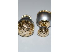 Серьги матовые серого цвета с узорами (копия LUX, 289), 890р.jpg