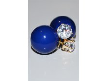 Серьги синего цвета с цирконом 245, 590р.jpg