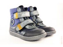 Полусапожки на липучках (синие)