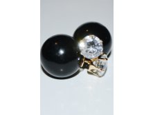 Серьги черного цвета с цирконом 244, 590р.jpg