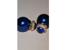 Серьги с украшением синего цвета 180, 590р.jpg