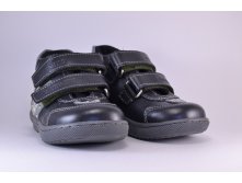 Ботинки на липучках (черные)