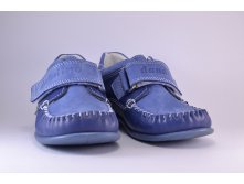 Мокасины на липучке (синие)