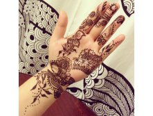 роспись хной на руках. трафарет для росписи тела хной. менди хной. мехенди. хна для мехенди.