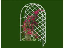 арка со шпалерой для цветов