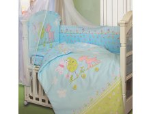 2539 руб., Комплект в кроватку "Little Friend" голубой