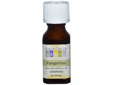 Aura Cacia, 100% Pure Essential Oil, Tangerine, Cheering, .5 fl oz (15 ml)