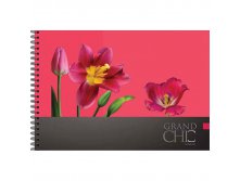 Альбом для рисования 48л. А4 на гребне ЦВЕТЫ. Grand chic, блок 100 гм2 39,40.jpg