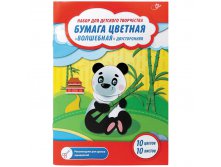 Цветная бумага двухсторонняя А4 Волшебная 10л. 10цв. (с зол и сер) 12,85.jpg
