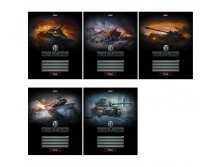 Тетрадь 12л. клетка Танки- (WOT) 7,13.jpg